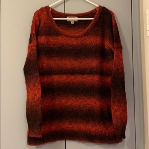 Urban outfitters Red striped sweater cozy and warm